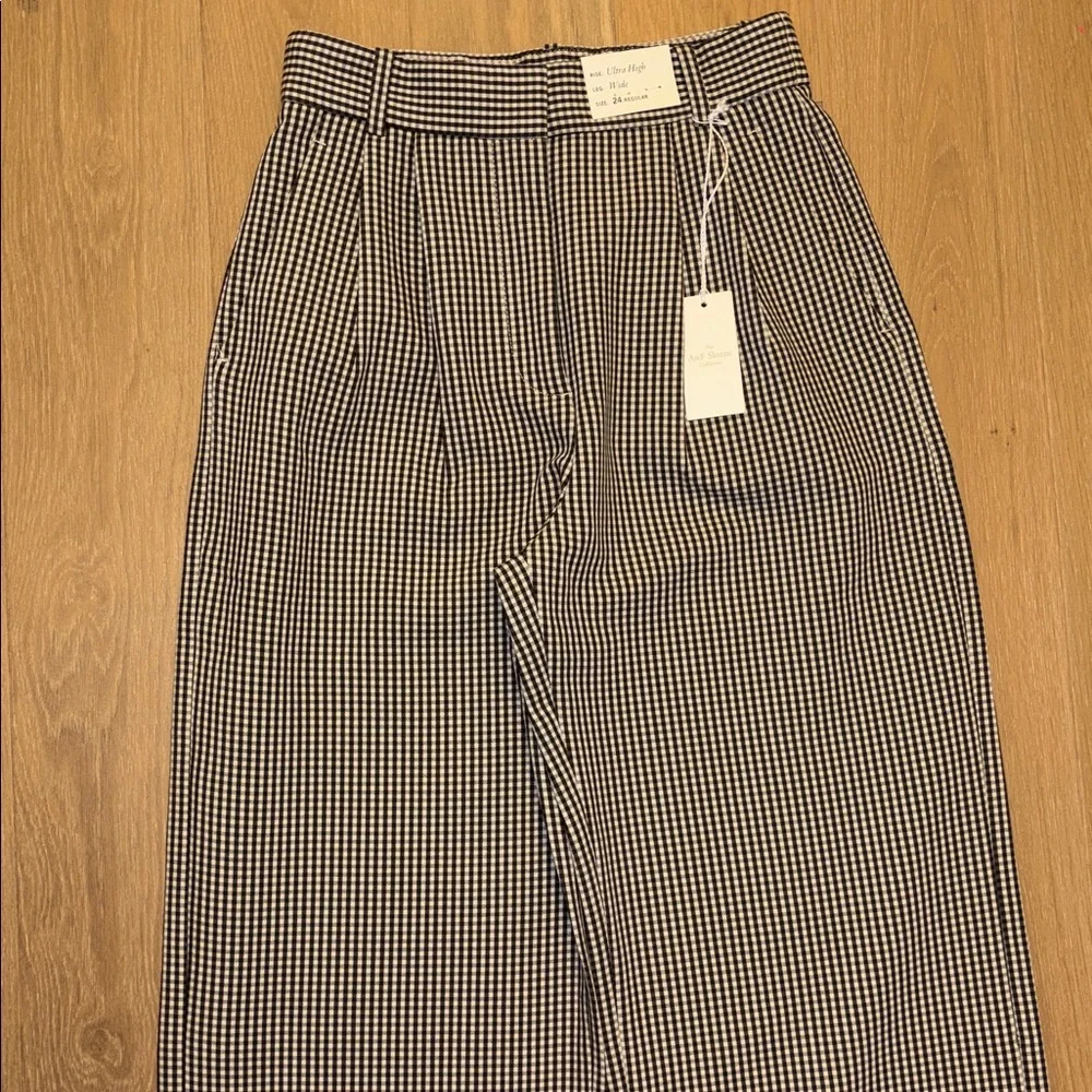 A&F Sloane Tailored Wide Leg Pant 24 - Picture 4 of 8